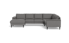 Stamford 2601 hjørnesofa med chaiselong - Rebel stof - Anthracite - Venstrevendt