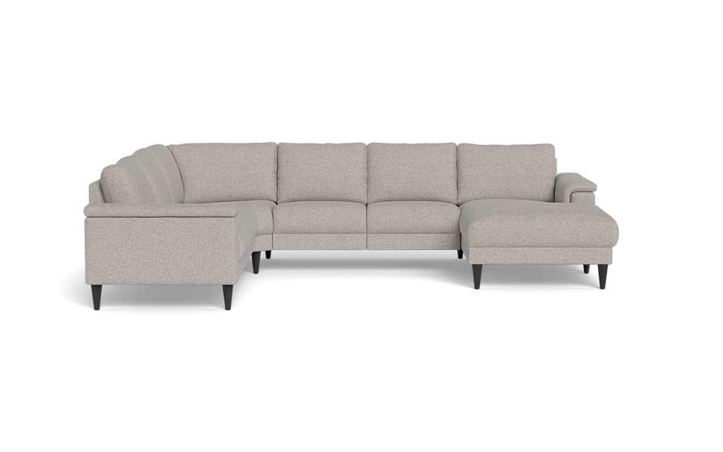 Stamford 2601 hjørnesofa med chaiselong - Chronotex stof - Light Grey - Højrevendt