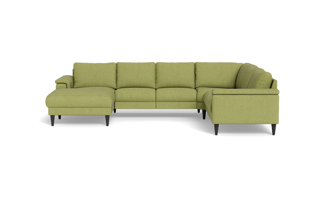 Stamford 2601 hjørnesofa med chaiselong - Vila stof - Green - Venstrevendt