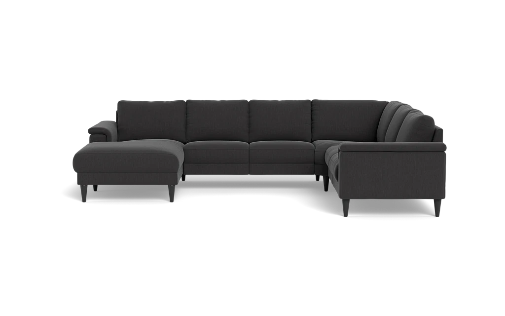 Stamford 2601 hjørnesofa med chaiselong - Lido stof - Antracit - Venstrevendt