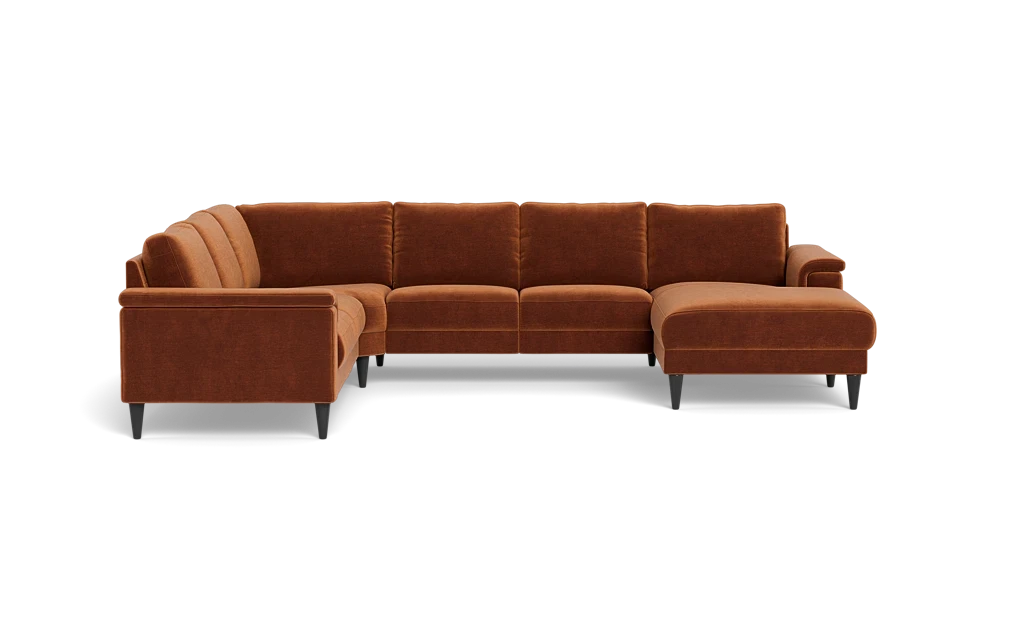 Stamford 2601 hjørnesofa med chaiselong - Adore velour - Hazel - Højrevendt