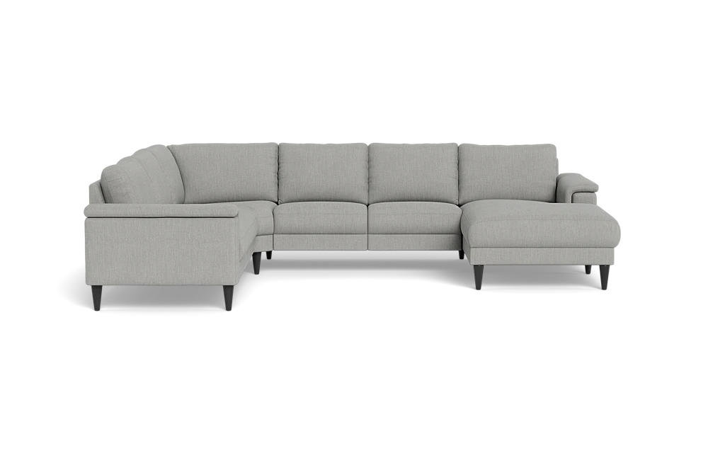 Stamford 2601 hjørnesofa med chaiselong - Lido stof - Light Beige - Højrevendt