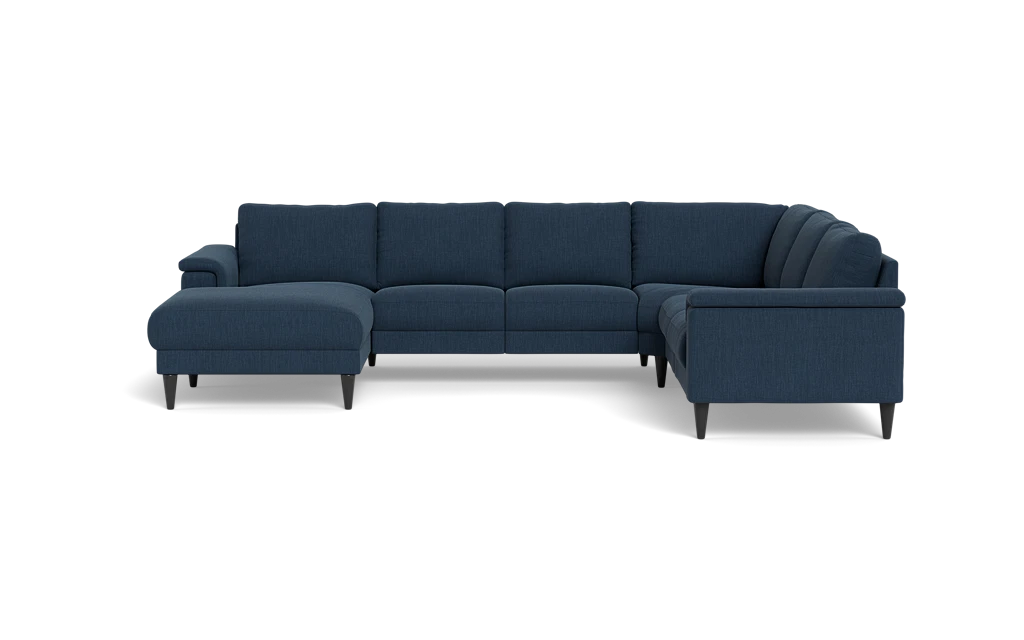 Stamford 2601 hjørnesofa med chaiselong - Lido stof - Dark Blue - Venstrevendt