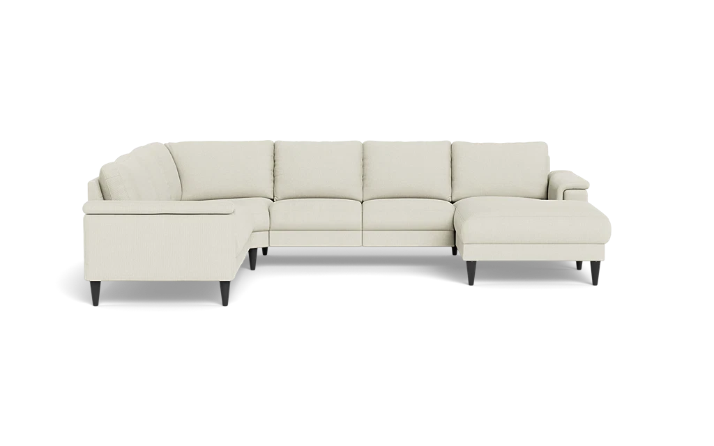 Stamford 2601 hjørnesofa med chaiselong - Rebel stof - Cream - Højrevendt