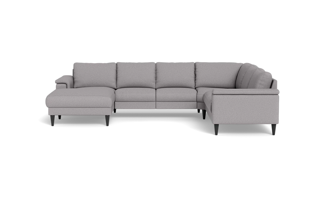 Stamford 2601 hjørnesofa med chaiselong - Idaho stof - Steel - Venstrevendt