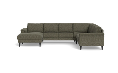 Stamford 2601 hjørnesofa med chaiselong - Chronotex stof - Brown - Venstrevendt