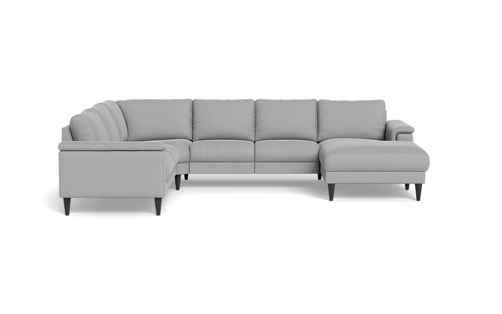 Stamford 2601 hjørnesofa med chaiselong - Oakland stof - Light Grey - Højrevendt