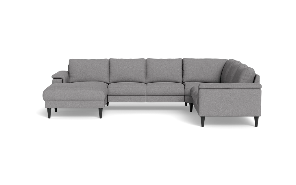 Stamford 2601 hjørnesofa med chaiselong - Bloq stof - Zinc - Venstrevendt