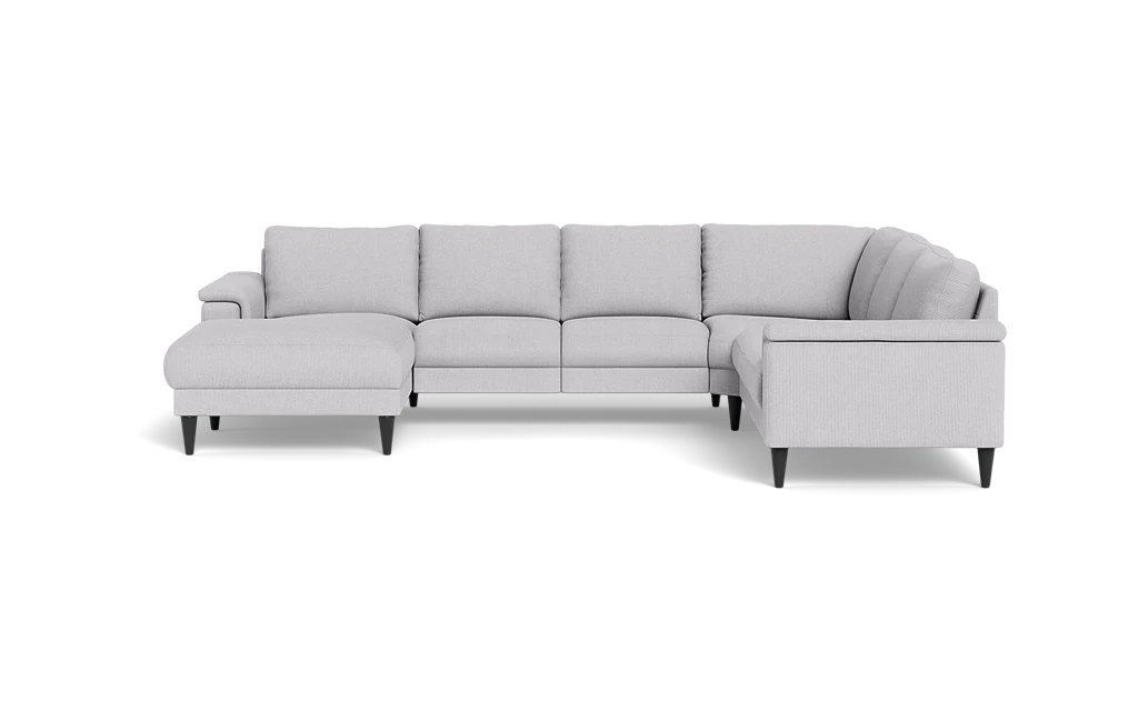 Stamford 2601 hjørnesofa med chaiselong - Rebel stof - Light Grey - Venstrevendt