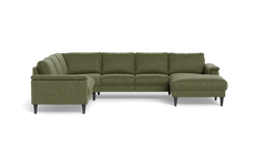 Stamford 2601 hjørnesofa med chaiselong - Fusion stof - Army - Højrevendt