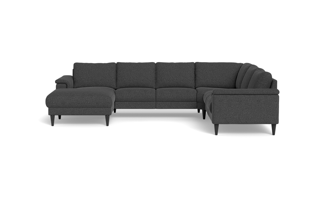 Stamford 2601 hjørnesofa med chaiselong - City stof - Dark grey - Venstrevendt