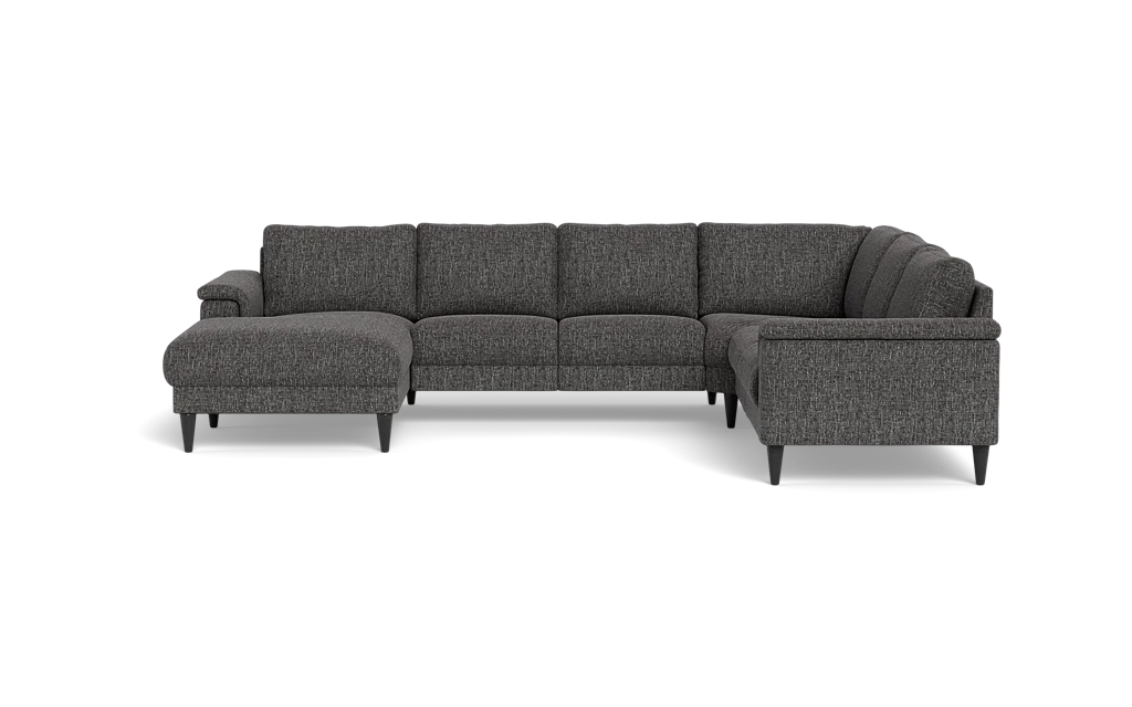 Stamford 2601 hjørnesofa med chaiselong - Chronotex stof - Graphite - Venstrevendt