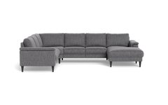 Stamford 2601 hjørnesofa med chaiselong - Fusion stof - Antracite - Højrevendt