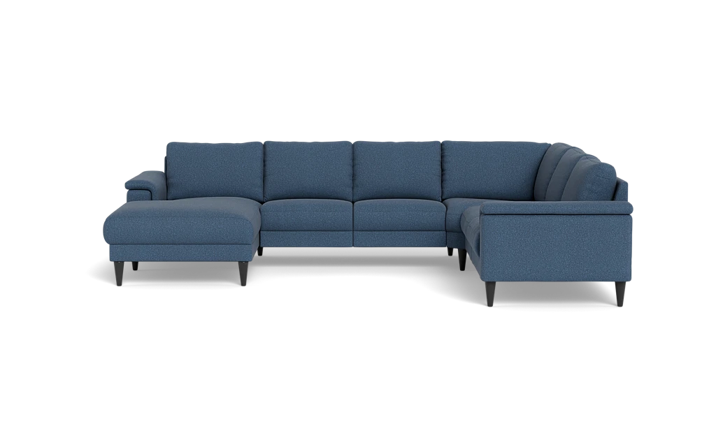 Stamford 2601 hjørnesofa med chaiselong - Brego stof - Dark Blue - Venstrevendt