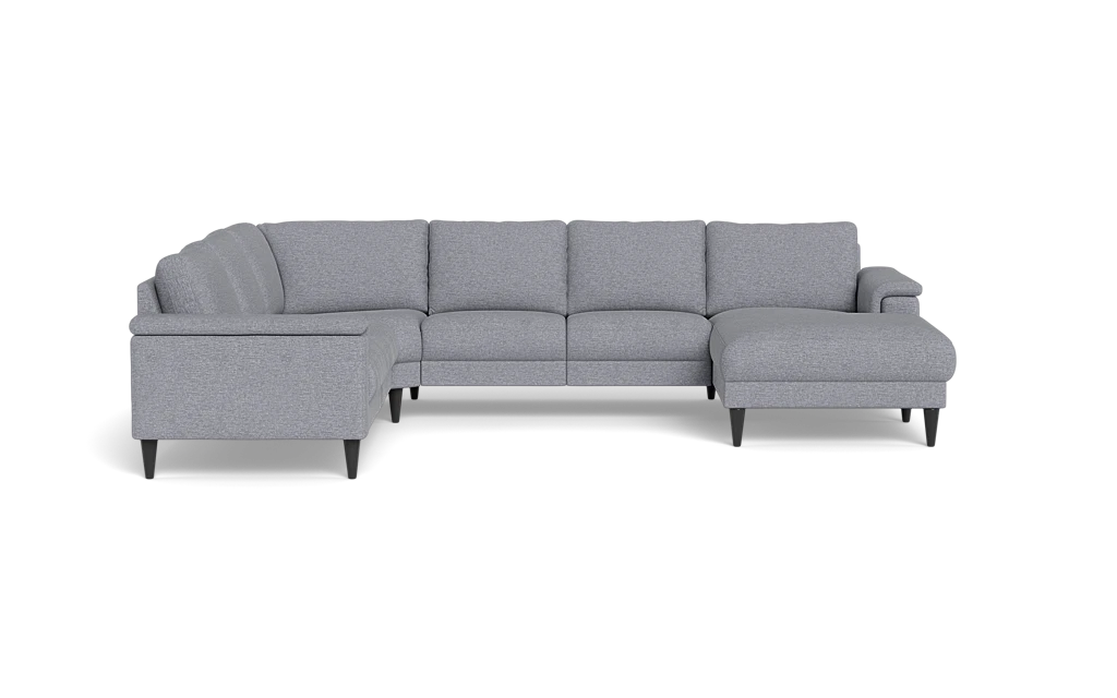 Stamford 2601 hjørnesofa med chaiselong - City stof - Light grey - Højrevendt