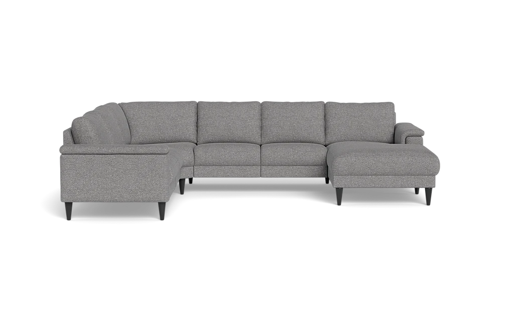 Stamford 2601 hjørnesofa med chaiselong - Chronotex stof - Zinc - Højrevendt