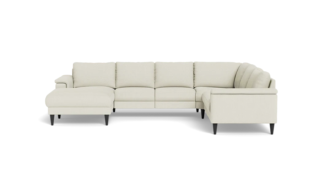 Stamford 2601 hjørnesofa med chaiselong - Rebel stof - Cream - Venstrevendt