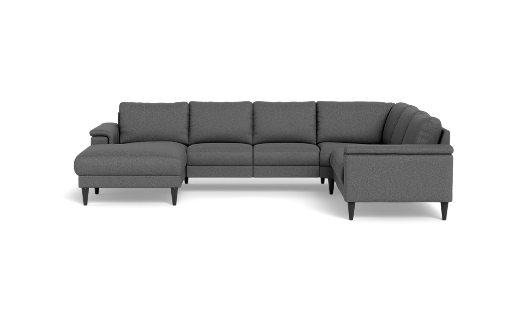 Stamford 2601 hjørnesofa med chaiselong - Idaho stof - Antracite - Venstrevendt