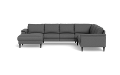 Stamford 2601 hjørnesofa med chaiselong - Idaho stof - Antracite - Venstrevendt