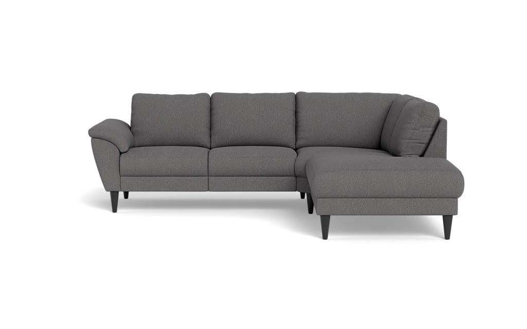 Stamford 2613 sofa med open end - Brego stof - Anthracite - Højrevendt