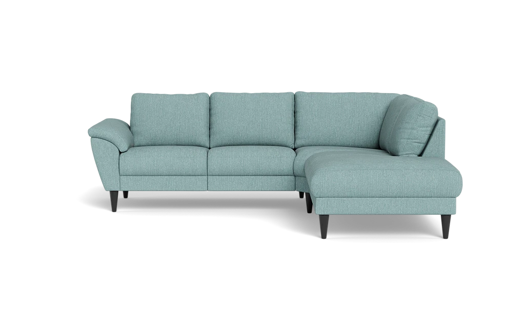 Stamford 2613 sofa med open end - Vila stof - Ice Blue - Højrevendt