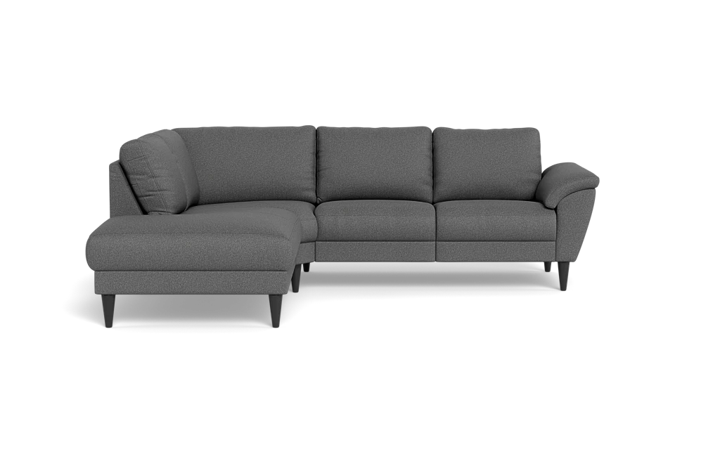 Stamford 2613 sofa med open end - Idaho stof - Antracite - Venstrevendt