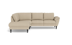 Stamford 2613 sofa med open end - Brego stof - Beige - Venstrevendt