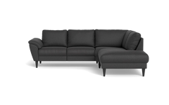 Stamford 2613 sofa med open end - Oakland stof - Anthracite - Højrevendt