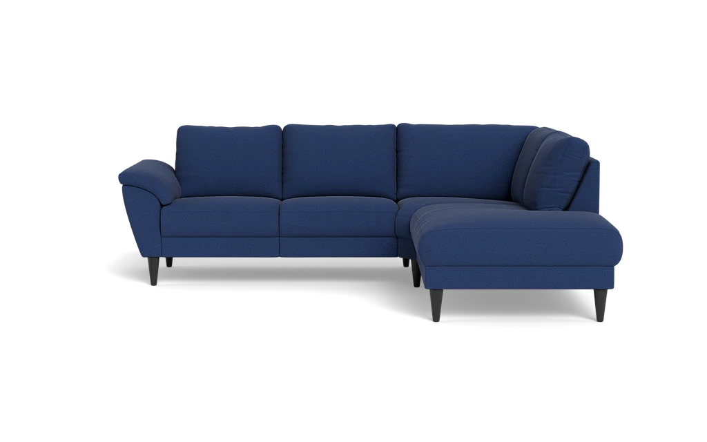 Stamford 2613 sofa med open end - New Ocean stof - Dark blue - Højrevendt