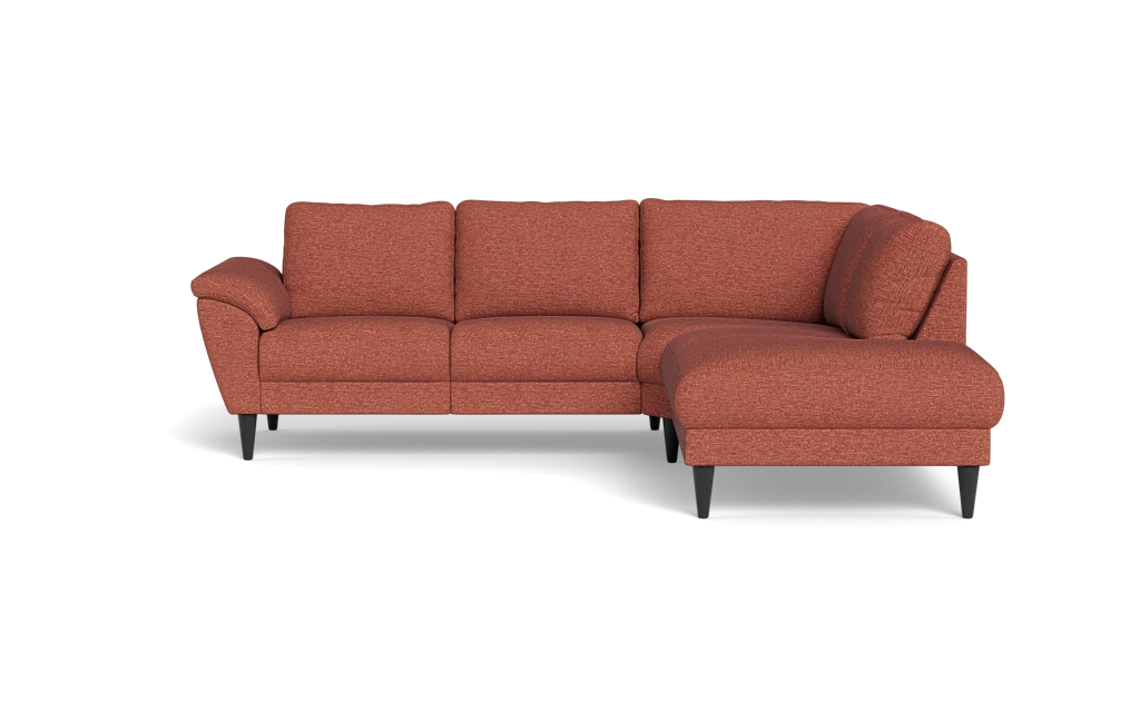 Stamford 2613 sofa med open end - City stof - Blush - Højrevendt