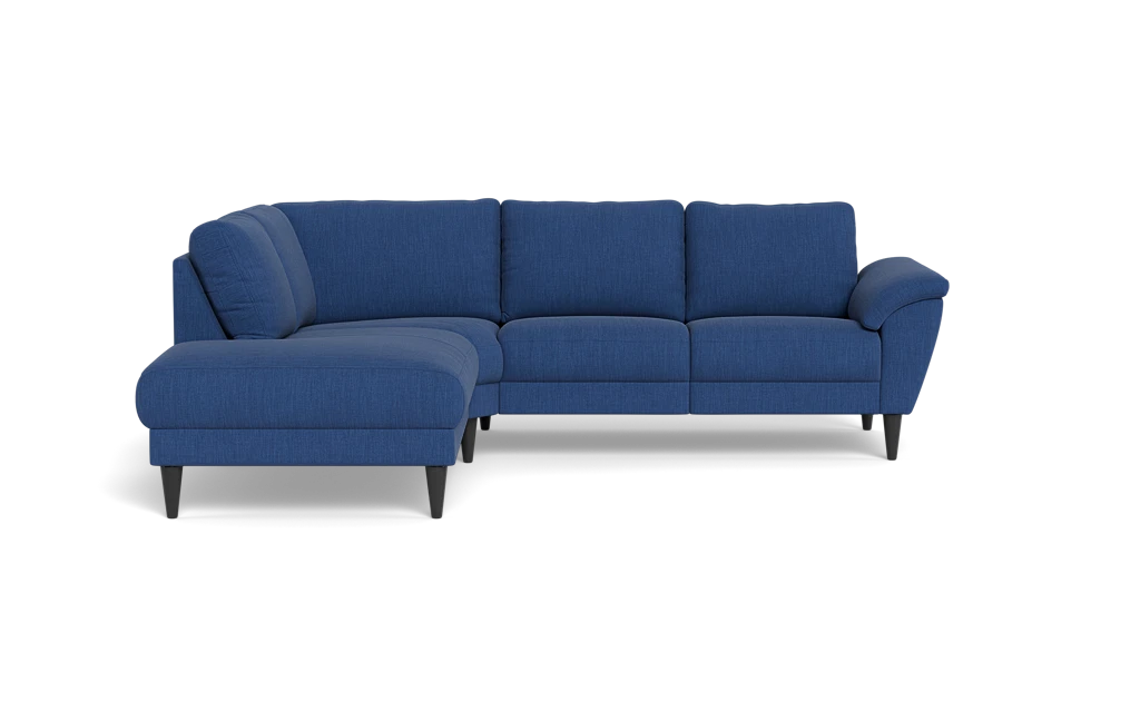 Stamford 2613 sofa med open end - Lido stof - Blue - Venstrevendt