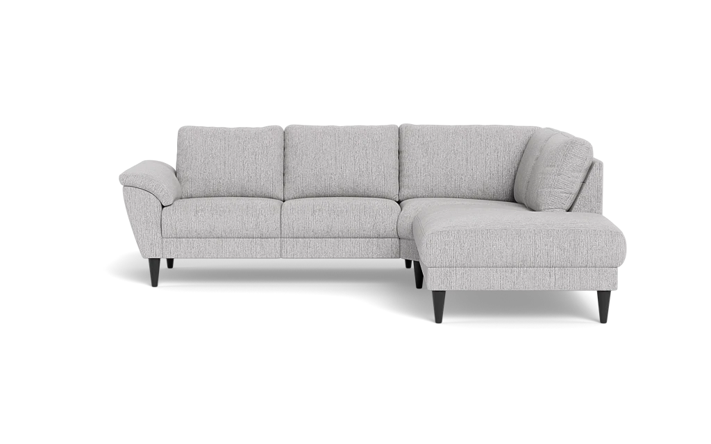 Stamford 2613 sofa med open end - Fusion stof - Steel - Højrevendt