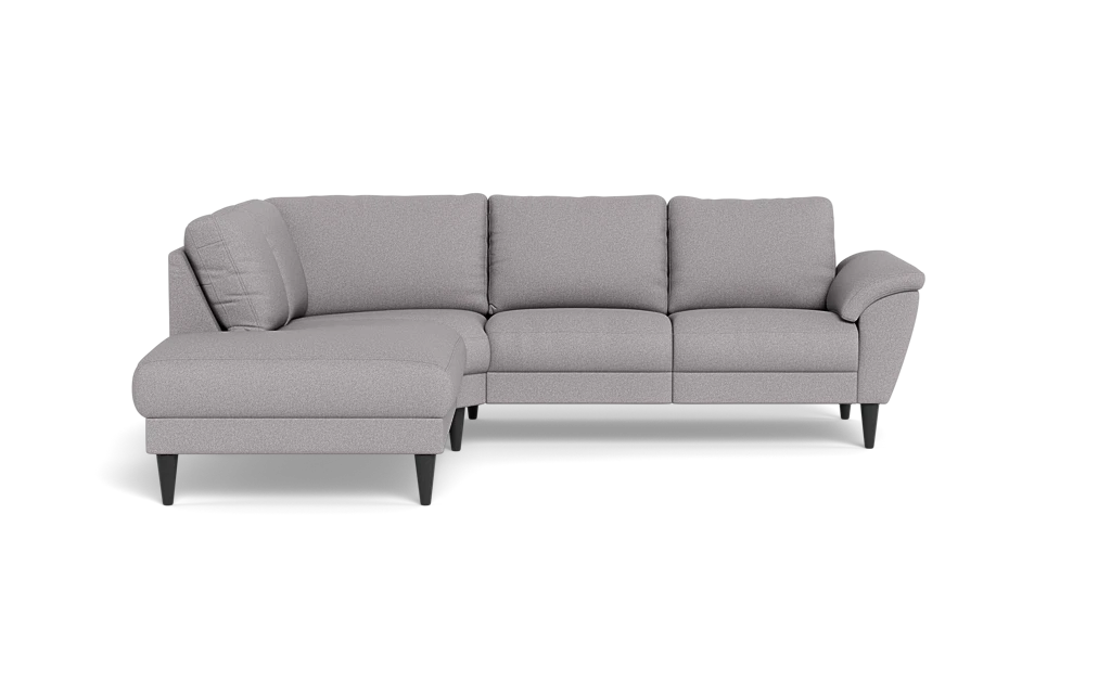 Stamford 2613 sofa med open end - Idaho stof - Steel - Venstrevendt