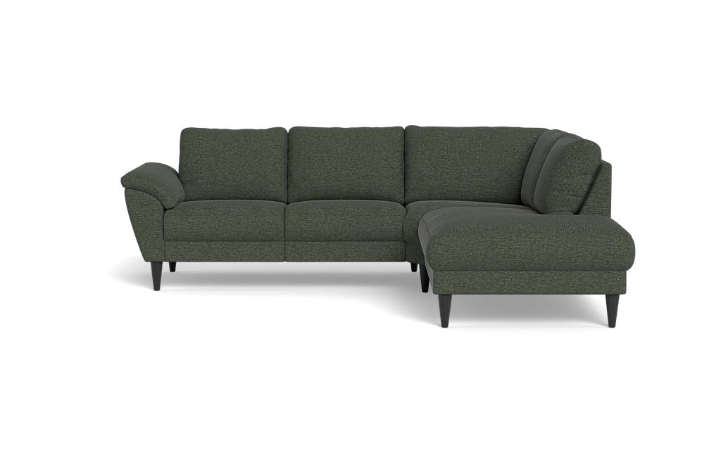Stamford 2613 sofa med open end - City stof - Green - Højrevendt