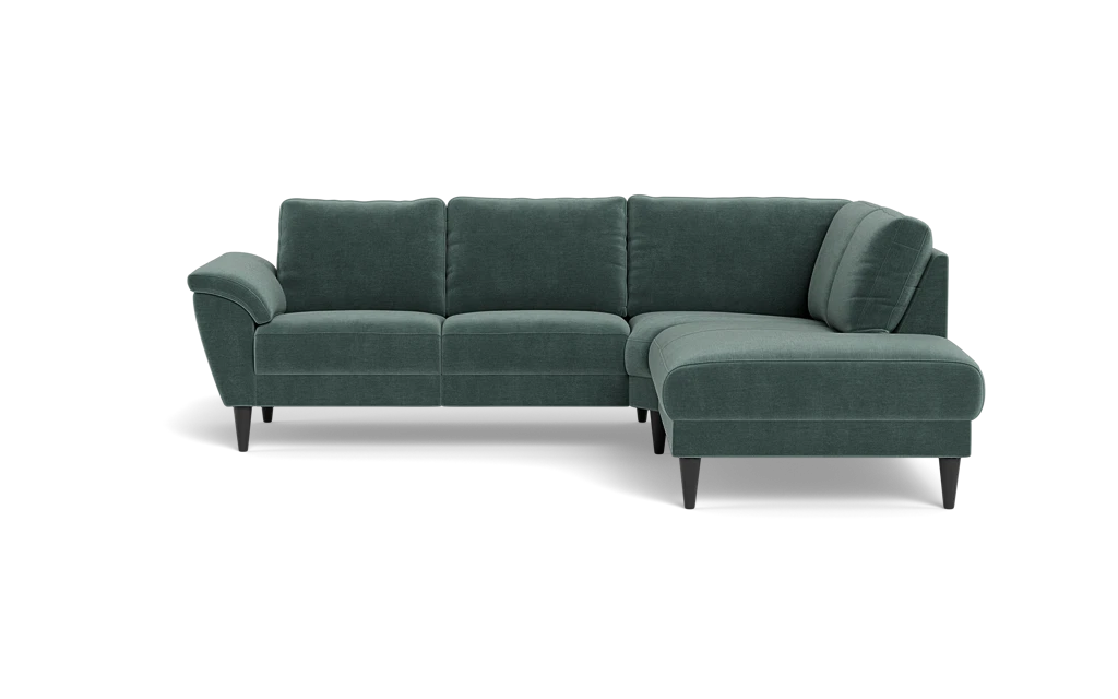 Stamford 2613 sofa med open end - Adore velour - Niagara - Højrevendt