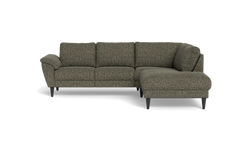 Stamford 2613 sofa med open end - Chronotex stof - Brown - Højrevendt