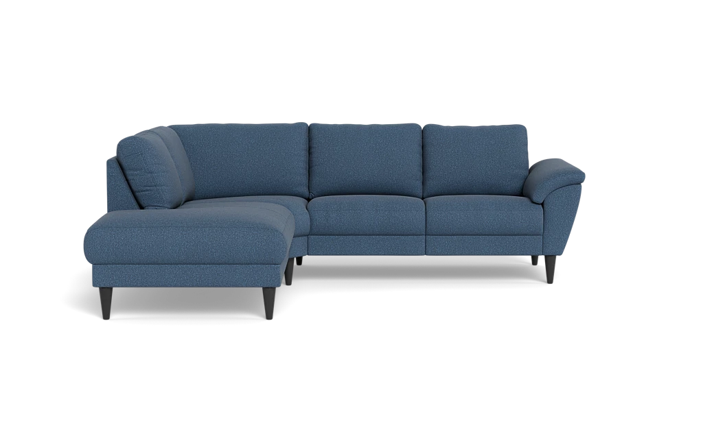 Stamford 2613 sofa med open end - Brego stof - Dark Blue - Venstrevendt