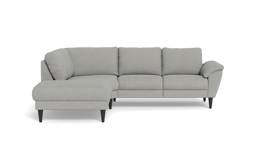 Stamford 2613 sofa med open end - Lido stof - Light Beige - Venstrevendt