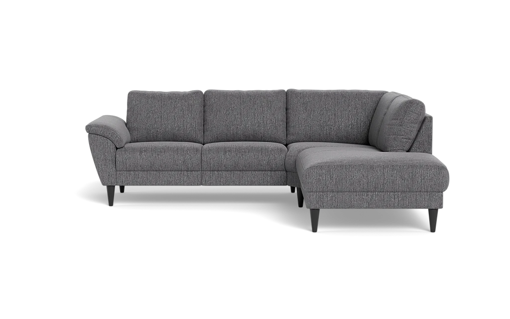 Stamford 2613 sofa med open end - Fusion stof - Antracite - Højrevendt