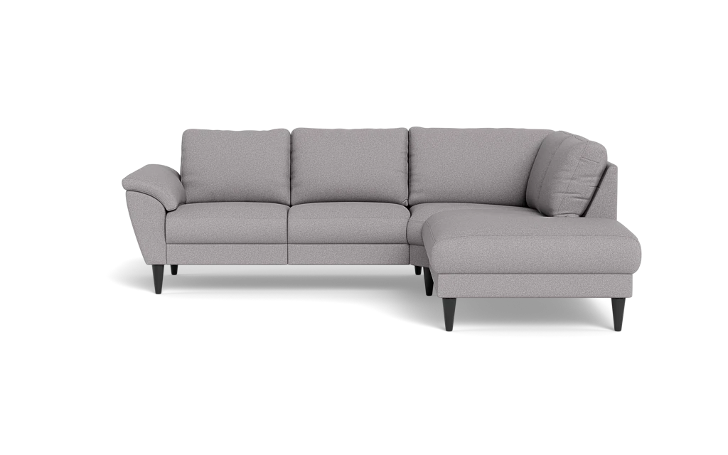 Stamford 2613 sofa med open end - Idaho stof - Steel - Højrevendt