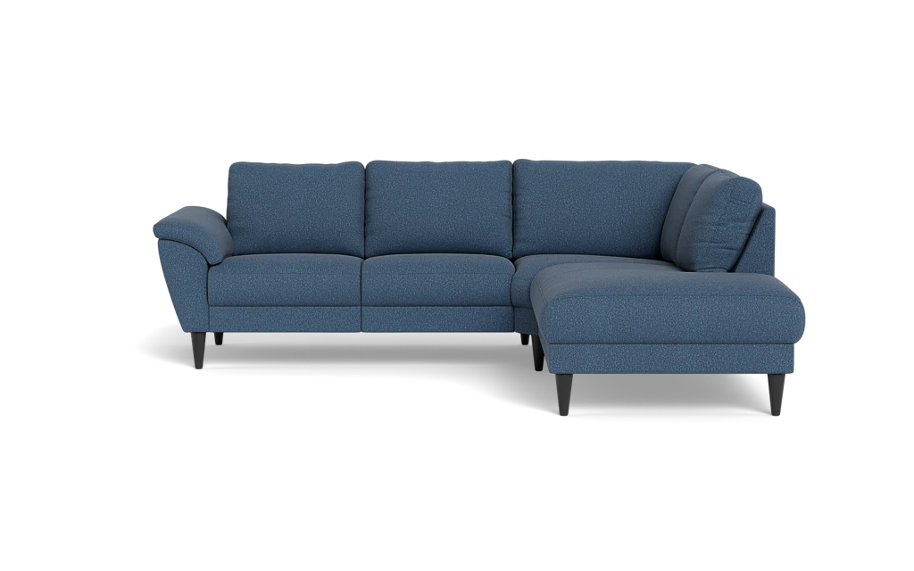 Stamford 2613 sofa med open end - Brego stof - Dark Blue - Højrevendt