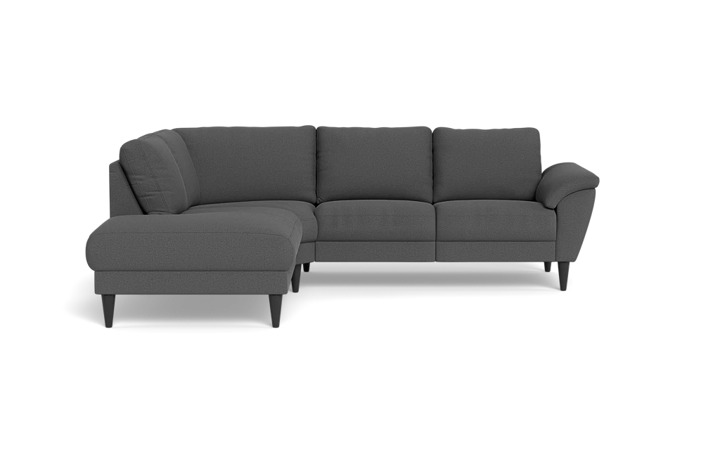 Stamford 2613 sofa med open end - New Ocean stof - Graphite - Venstrevendt