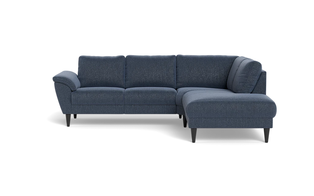 Stamford 2613 sofa med open end - Fusion stof - Indigo - Højrevendt