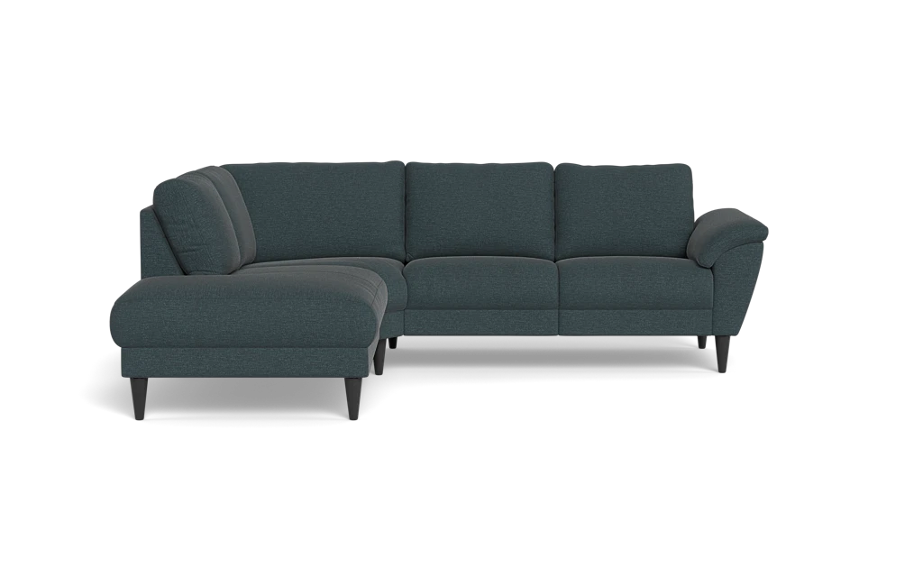 Stamford 2613 sofa med open end - City stof - Petrol - Venstrevendt