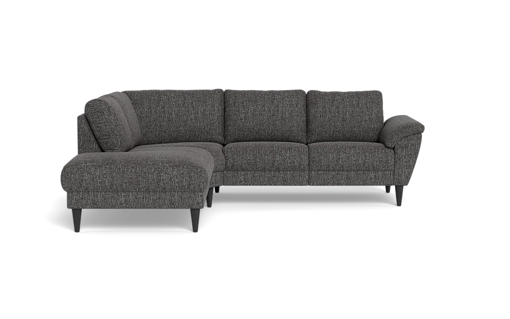 Stamford 2613 sofa med open end - Chronotex stof - Graphite - Venstrevendt