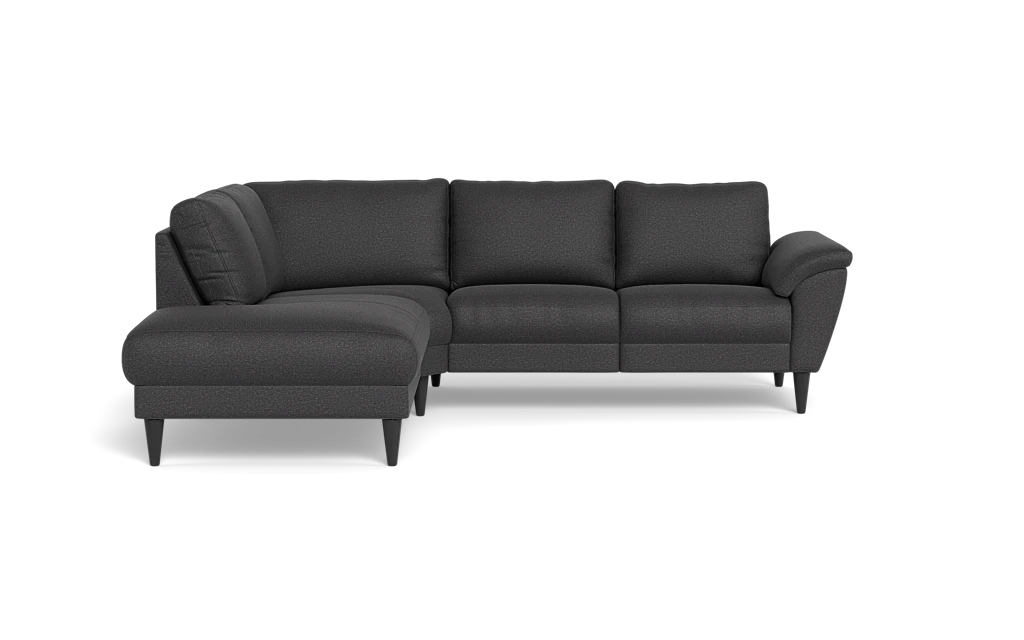 Stamford 2613 sofa med open end - Oakland stof - Anthracite - Venstrevendt