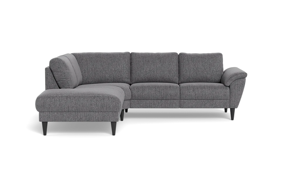 Stamford 2613 sofa med open end - Fusion stof - Antracite - Venstrevendt