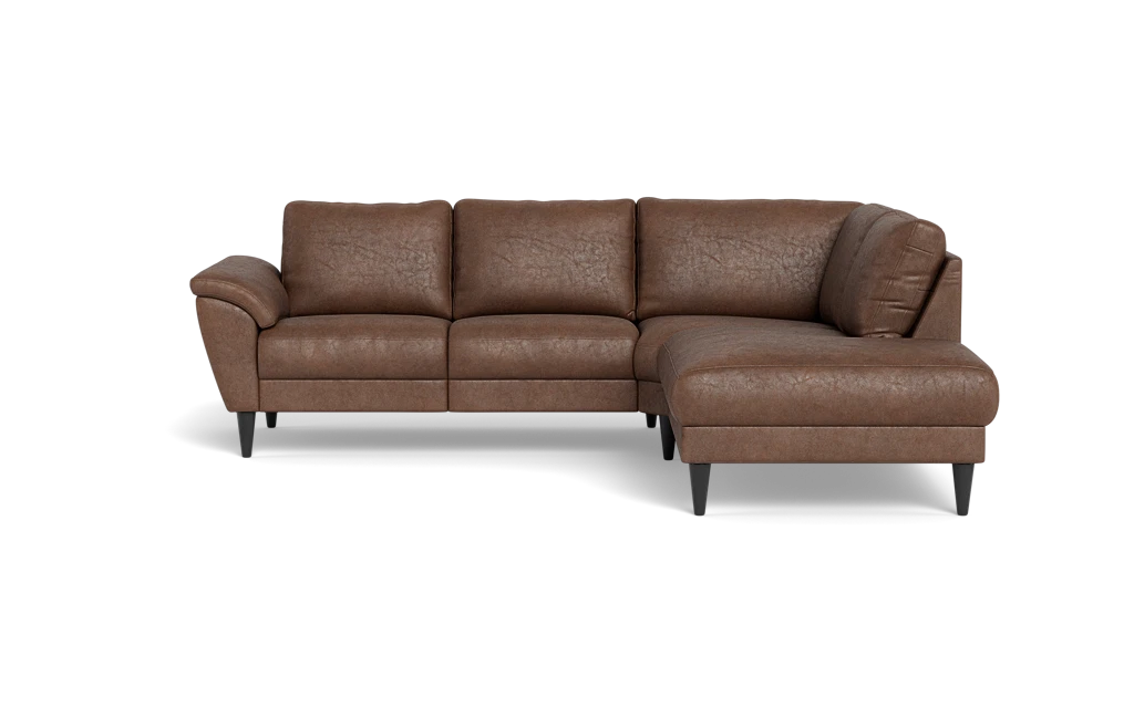 Stamford 2613 sofa med open end - Kentucky stof - Brown - Højrevendt
