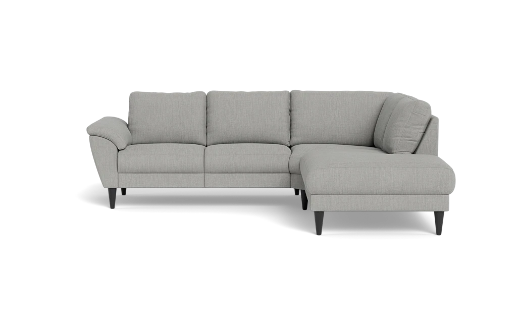 Stamford 2613 sofa med open end - Lido stof - Light Beige - Højrevendt