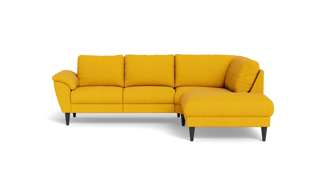 Stamford 2613 sofa med open end - Brego stof - Curry - Højrevendt